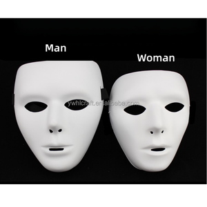 Máscara HLC ODM y OEM <span class=keywords><strong>Jabba</strong></span> Wockee Blanca y Negra de Hip Hop para Rave, Halloween, Ghost Step, Baile Callejero, Actuaciones en Grupo y Espectáculos - Product Image 5