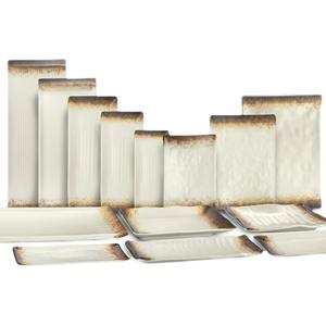 Grande assiette rectangulaire en mélamine de 8/10/12 pouces, style nordique, assiette à barbecue japonaise, assiette à sushi - Product Image 2