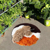 Tapis d'intérieur modernes en peluche pelucheux vert herbe pour salon dortoir tapis décoratif pour la maison tapis de sol personnalisés pour enfants