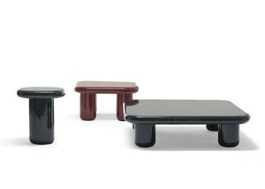 Mesa de comedor redonda contemporánea con base hecha a mano en forma de T, elegante tapa de chapa de roble, perfecta para el hogar y la Oficina, resistente y - Product Image 6