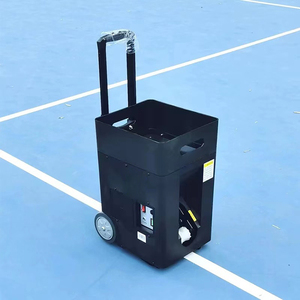 Machine de pickleball d'entraînement télécommandée, petite machine de lancer avec système de retour de balles en polyester, équipement de pickleball avec filet - Product Image 6