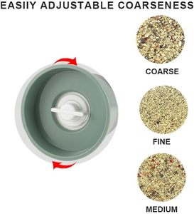 Moulins à sel et poivre manuels en bambou, écologiques, alimentés par USB, avec batterie au lithium, pour épices et condiments, vente en gros - Product Image 5