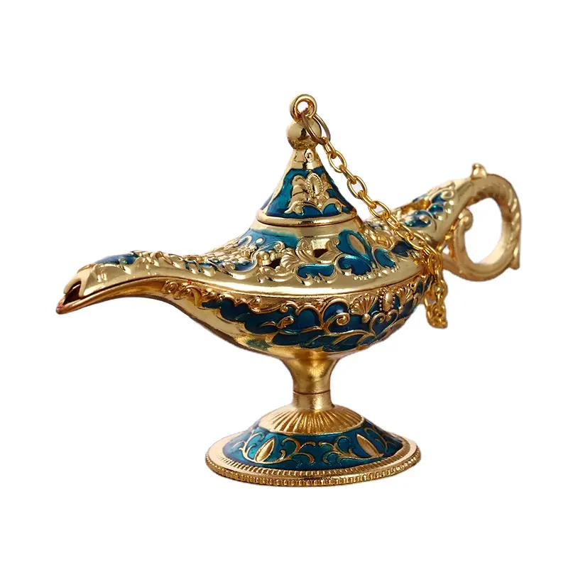 Islam Style Kreative Neuheit Home Decoration Magic Lamp Metall Aroma therapie Lampe Handwerk