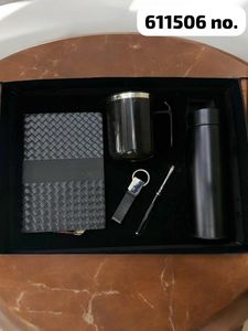 Coffret cadeau personnalisé de luxe en cuir PU cahier et stylo d'affaires papeterie promotionnelle avec logo personnalisé coffrets cadeaux - Product Image 6