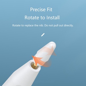 Pointes de remplacement pour <span class=keywords><strong>Pencil</strong></span> 1ère/2ème génération, pointe remplaçable élégante en plastique ABS double couche pour tablette - Product Image 5