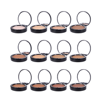 Poudre compacte pressée, correcteur hydratant, formule minérale, fini mat imperméable, fond de teint couvrant pour les peaux foncées