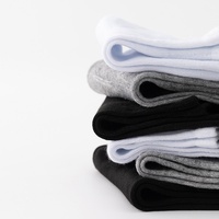 Chaussettes jetables unisexe mi-mollet en polyester et coton, couleurs noir, blanc, gris, pour usage décontracté, automne, salle de bain, trampoline et extérieur