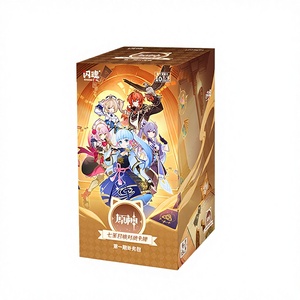 Tarjeta Genshin Impact Original Genuina, Tarjeta de <span class=keywords><strong>Dios</strong></span> Original, Tarjeta de Batalla de los Siete Santos, Suplemento de Paquetes Pre-grupados de Colección - Product Image 5