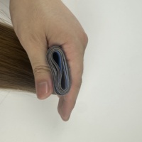 Extensions de cheveux à bandes adhésives en gros, invisibles, double épaisseur, 100 % cheveux humains