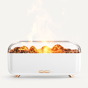New lava Flame Transparent 0.5-1L <b>Ultrasonic</b> Aromatherapy Machine Colorful Atmosphere Lamp Fragrance <b>Diffuser</b> Desktop - Product Image 6