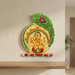 Décoration murale Ganesh la plus vendue en gros avec porte-clés en métal, fer et plastique pour la décoration du salon - Product Image 6