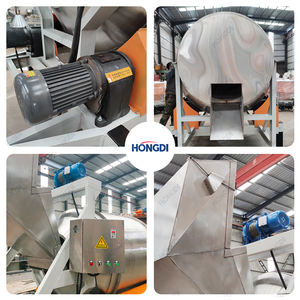 Mezcladora Industrial de Tambor Rotatorio de Acero Inoxidable de Alta Resistencia, Cangilón de Alimentación para Procesamiento de Polvo y Gránulos, 360L - Product Image 5