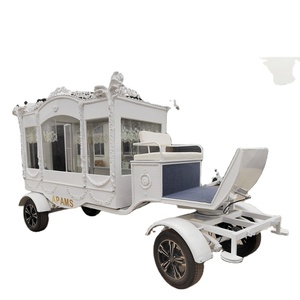 Carruaje de princesa de calabaza blanca de alta calidad, coche elegante de princesa, carro eléctrico, carro de Cenicienta - Product Image 1