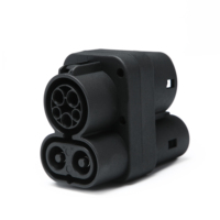 Adaptateur MNJ neuf CCS1 vers CCS2 250A 250V-1000V DC IP54 étanche pour connecteur de charge VE (remplacement/réparation)
