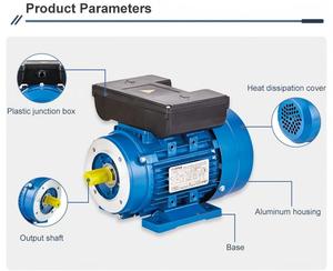 Một pha của tôi 50Hz 220V 0.12kw 0.18hp điện năng thấp tụ điện chạy điện AC động cơ cho máy thở máy - Product Image 6