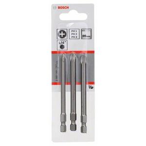 BOSCH-Juego de puntas de destornillador 2607001752, Extra duro (3 uds.) -INSERTOS EAN 3165140302777 PARA PUNTAS DE ATORNILLADO - Product Image 2