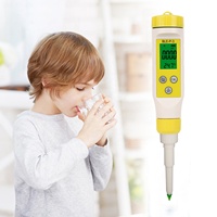 Medidor de pH Digital para Alimentos, Embutidos Fermentados, Queso, Sushi, Arroz, Medidores de pH de Laboratorio y Otros Productos Sólidos y Semisólidos