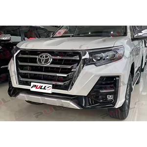 Kit de carrocería de coche, parachoques de coche, guardabarros de capó, lámparas de coche, rejilla de falda lateral para prado 2011-2017, cambio a 2022 Police-Man - Product Image 3