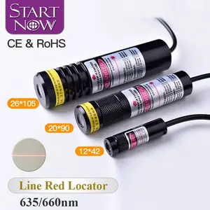 Lijn Rode Locator 635nm 10Mw Infrarood Laser Module Locator Rode Laser Lijn Positionering 660nm Voor Houtbewerking Steen Snijmachine
