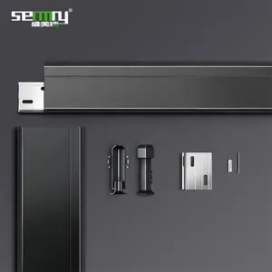 Siêu thời trang hợp kim Ốp chân tường dòng sàn LED Ốp Chân tường Board nhôm Led Baseboard chiếu sáng Ốp chân tường LED Đèn sàn