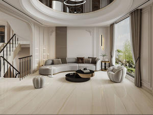 แผ่นหินเคลือบสีขาวลาซามีความทนทานสูงสำหรับเคาน์เตอร์ห้องครัว - Product Image 3