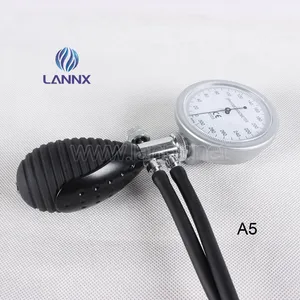 LANNX A5 Home misuratore di pressione sanguigna misuratore digitale dispositivo di misurazione del polsino con macchina bp manuale accurata aneroide muslimah