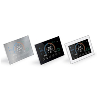 Beca BAC-8000 Wifi Smart Thermostat LCD-Touchscreen Indoor Digital Temperatur regler RS485 Modbus FCU Square Energie einsparung