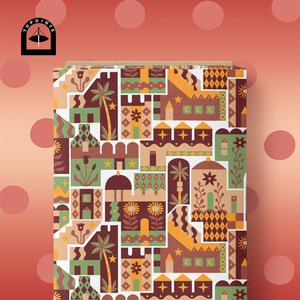 2025 Topoints Tessuto in <span class=keywords><strong>Cotone</strong></span> 100% Personalizzato con Stampa Digitale e Disegni di Case per Abbigliamento - Product Image 3