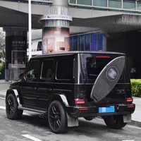 Planche de surf en fibre de carbone pour hayon arrière, attelage et roue de secours, compatible Mercedes-Benz Classe G W463 W464 G500 G63 G350 G450 (modèles 2002 et plus)
