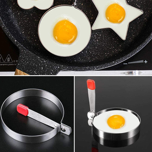 Anneaux de cuisson en acier inoxydable moule à gâteau aux œufs frits - Product Image 5