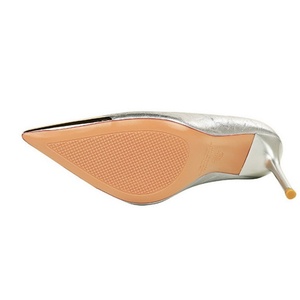 Zapatos de Tacón Alto para Mujer, Diseño OEM/ODM, de Piel Sintética, con Punta Metálica en Forma de <span class=keywords><strong>Stiletto</strong></span>, para Bodas y Fiestas, Temporada de Primavera, Tallas 34-40 - Product Image 6