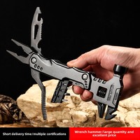 Survie en plein air Camping Pince Multifonctionnelle Multitool Griffe Marteau En Acier Inoxydable Outil De Pêche Chasse Randonnée