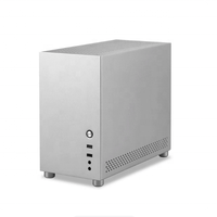 Boîtier de PC de jeu MATX tout en aluminium, coque de boîtier en alliage d'aluminium usiné CNC pour ordinateur de jeu