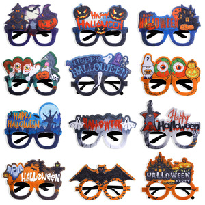 Nouveauté Lunettes d'Halloween Araignée Citrouille Accessoire de Cosplay pour Photobooth Monture de Lunettes Amusante de Dessin Animé pour Décoration de Fête Enfants et Adultes - Product Image 1