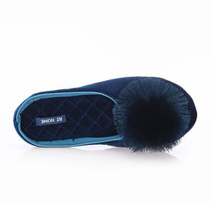 Wholesale New Products TPR Sole Indoor slippers Suede Floor slippers With Factory Bestseller - Product Image 6