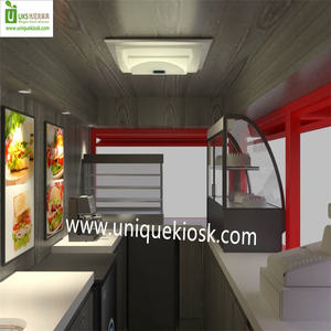 Gran oferta, quiosco de comida clásico, tienda <span class=keywords><strong>Piaza</strong></span>, muebles de decoración, puesto de comida de marca personalizado comercial al aire libre - Product Image 5