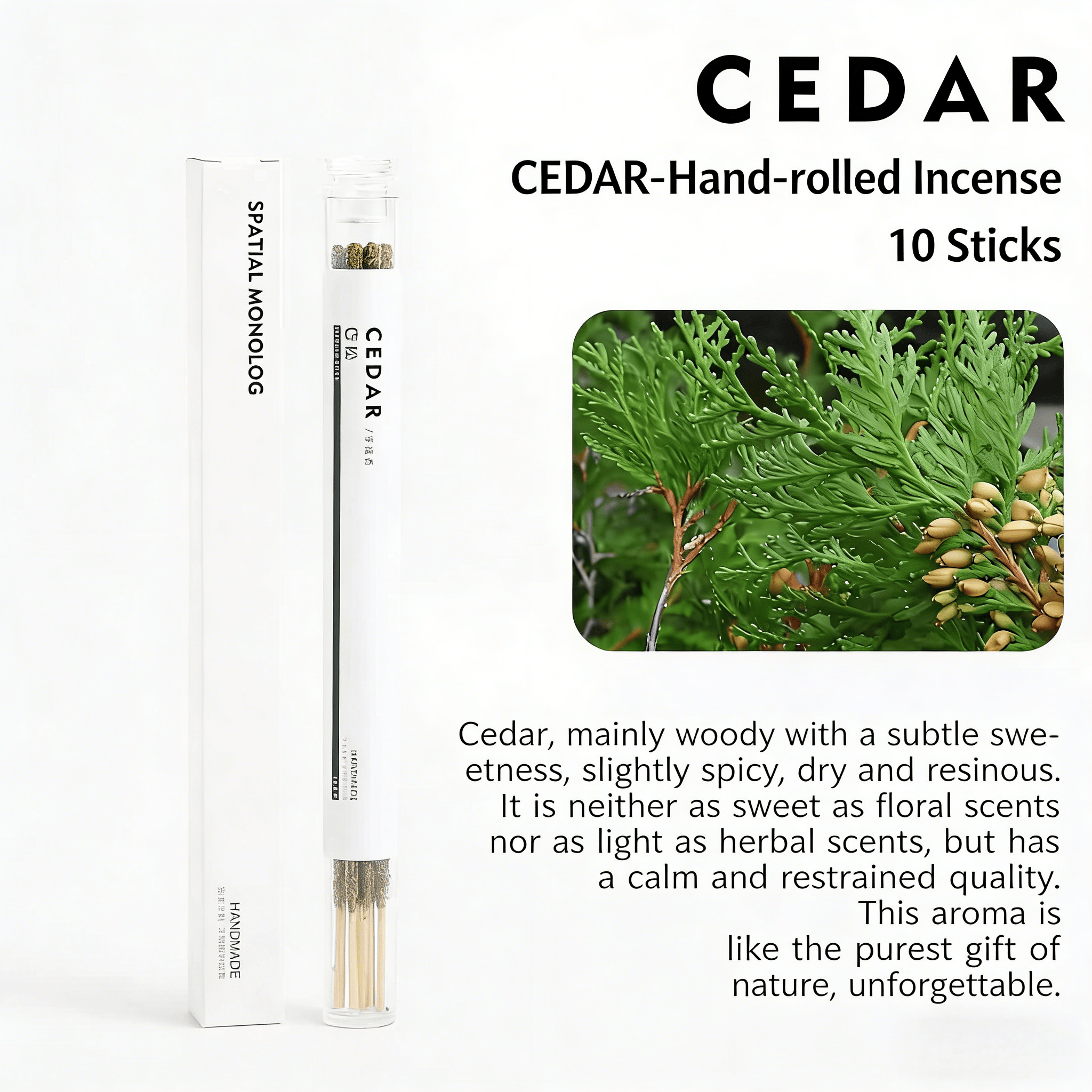 1 tube Cedar - Hand Rubbing Fragrance
