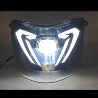 Phare LED pour moto tout-terrain, faisceau haut/bas, feux de jour, montage universel avant, haute qualité, 12-60V, CT100, rétrofit