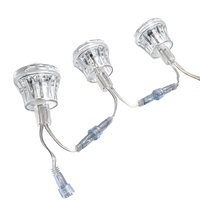 Lumière de Noël permanente 60 mm 18 LED Cabochon WS2811 UCS2903 UCS2904 UCS8904 Rgb Rgbw LED Pixel Point Light pour événements en extérieur