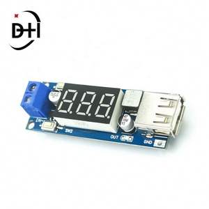 Módulo de fuente de alimentación DC-DC Buck de 6.5V/12V a 40V a 5V + Medidor de voltaje para coche con carga USB para teléfono móvil - Product Image 3