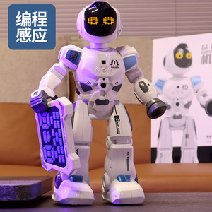 Robot éducatif interactif télécommandé pour enfants avec IA, détection de mouvement, codage, racontage d'histoires <span class=keywords><strong>et</strong></span> apprentissage précoce de <span class=keywords><strong>la</strong></span> marche - Product Image 2