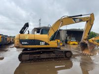 Excavatrice sur chenilles hydraulique CAT d'occasion Caterpillar 323D 320D 325D, 20-25 tonnes, en bon état, équipement de construction