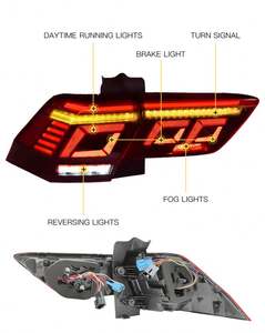 MJ per <span class=keywords><strong>Volkswagen</strong></span> <span class=keywords><strong>Tiguan</strong></span> 2017-2023 lampada posteriore <span class=keywords><strong>Plug</strong></span> and Play Led fendinebbia luci di arresto VW <span class=keywords><strong>Tiguan</strong></span> fanale posteriore DRL - Product Image 4