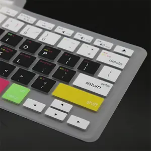 Bilgisayar aksesuarları evrensel silikon klavye kapak koruyucu masaüstü