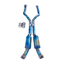 Sistema de Escape con Tubo Intermedio en Z para Lexus RCF 5.0L V8 2015, Tubo de Escape de Aleación de Titanio Personalizado