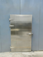 Puerta de Refrigeración con Panel Metálico Completo, Puerta Resistente a Impactos para Almacenamiento en Frío en Proyectos de Refrigeración Comercial