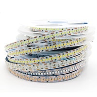 Bande LED en cuivre 12V 2835 240LED/M, blanc chaud, rouge, vert, 10mm, ruban flexible SMD, IP20
