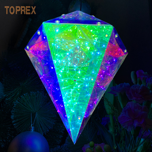 Pour les lumières de fête suspendues à LED de couleur de <span class=keywords><strong>rêve</strong></span> Toprex IP65 évalué pour les événements de Noël en plein air - Product Image 2