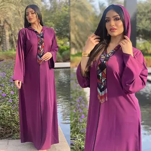 Gaun Abaya Muslim untuk Wanita, Jubah Bertudung, Turki dan Jalabiya Islam, Kaftan Maroko, Dubai dan Arab, Diskon Besar, Musim Gugur