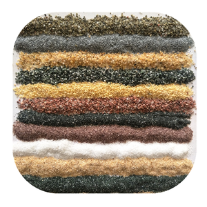 ทรายชุดละเอียดสีดำทรายราคาถูกสำหรับการก่อสร้างคอนกรีตภูมิทัศน์หาดทรายสีทราย MSDS สำหรับสีธรรมชาติ - Product Image 3